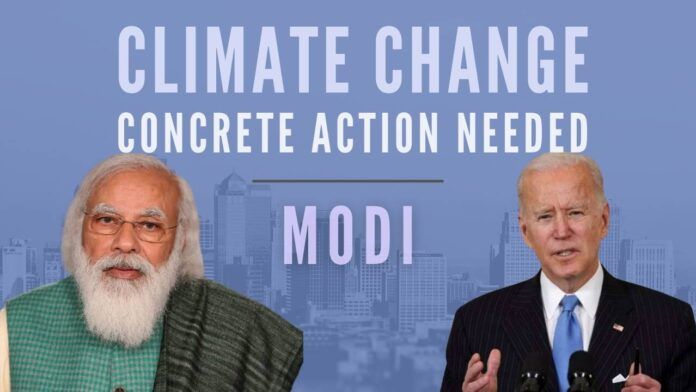 Underlining the urgency for the World to go green, Modi trots out India’s record