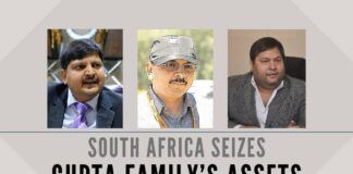 South Africa is turning the screws on the fugitive Gupta family’s assets, attach USD 1.3 million from a bank account