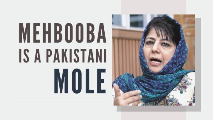 Mehbooba has been making provocative statements daily during her meetings with the leftover party workers, her followers and while interacting with media persons
