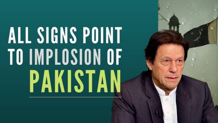 The author has highlighted some red flags pointing towards an imminent implosion of the state and society of Pakistan.