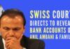 A boost for the Modi government in tracking the parking of ill-gotten proceeds in Swiss banks