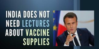 French President Macron and the EU appreciate India’s Vaccine Friendship initiative