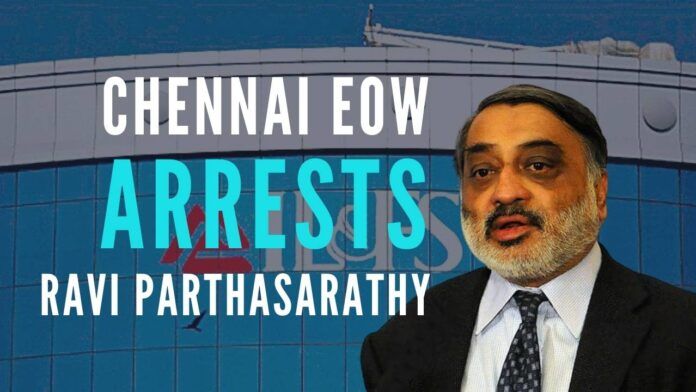 A major victory for 63 moons group as Ravi Parthasarathy, a minion of PC has been booked by EOW