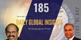 EP 185 | Daily Global Insights | Jun 18, 2021 | US News | India News | Global News | Markets