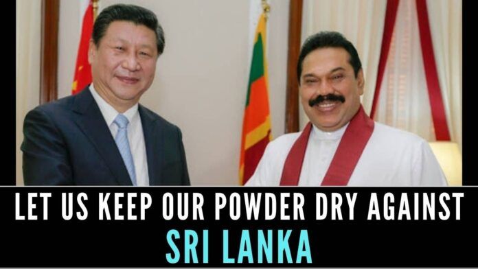 China must have employed carrot and stick diplomacy against indebted Sri Lanka to cancel any possibility of a deal with India with respect to the airport