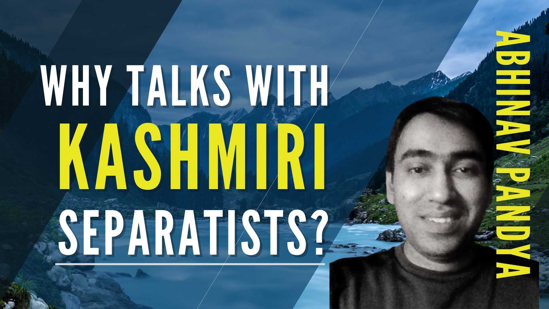 With almost all the political parties in the Kashmir valley, discredit and their corruption laid bare, what is the need for the Center to invite them? Abhinav Pandya explains his experiences while working in Kashmir post the 370 abrogation and how fake narratives are being peddled to make the Center act.