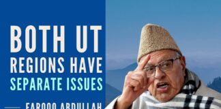 Farooq Abdullah said issues in Jammu and that of Kashmir were different from each other between criticism that NC's proposal to Delimitation Commission in Jammu echoed BJP's demands