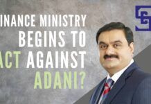 Is the Finance Ministry finally beginning to act against Adani firms?