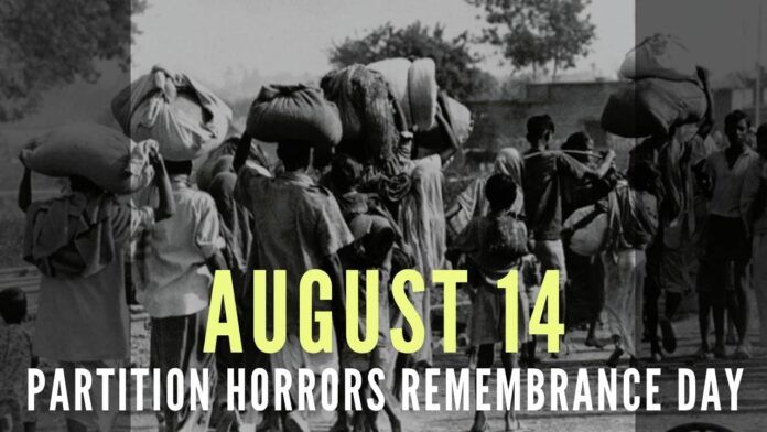 August 14th, the day Pakistan was carved out of India, to be observed as Partition Horrors Remembrance Day