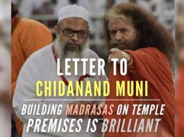People like Chidanand Muni can be called black sheep of Hinduism, they use the name of Hinduism for duping people, grabbing the land, and promoting the Jihadist mentality shamelessly.