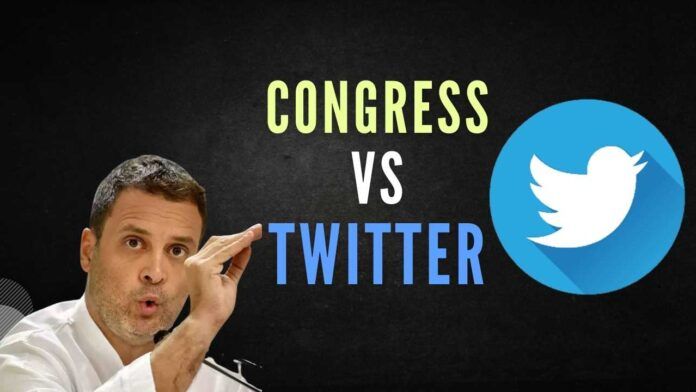 Days after the temporary suspension of his Twitter account, Congress leader Rahul Gandhi on Friday accused the US-based microblogging giant of 