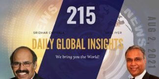 EP 215 | Daily Global Insights | Jul 30, 2021 | Global News | US News | India News | Markets