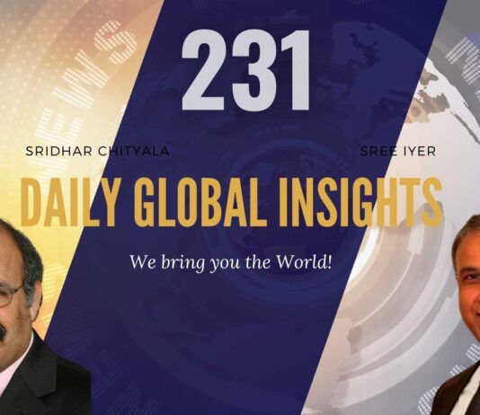 EP 231 | Daily Global Insights | Aug 24, 2021 | Global News | US News | India News | Markets, Afghanistan update and more with Sridhar Chityala