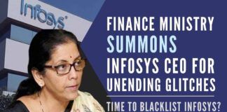 Sloppy performance of Govt. portals maintained by Infosys is causing concern – will it act?