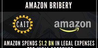 If CAIT’s allegations are correct, Amazon spent fully 20 percent of its revenues on lawyers who were bribing various govt. officials