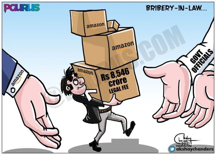 Amazon bribery scandal: Who in this Government got the 8500cr bribes? Will NaMo name and punish them?