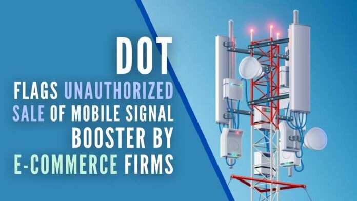 Considering unauthorized mobile signal repeaters & walkie-talkies as a security threat, DoT asks Customs dept to sought strict implementation of import rule