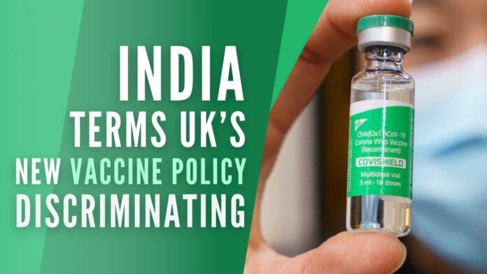 UK’s new Vaccine Policy slammed; will India reciprocate?