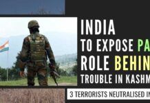 In a new shift in strategy India might expose the role of Pakistan in fomenting trouble in Kashmir