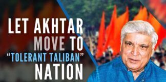 It is sad truth that people like Javed Akhtar, many Bollywood-based celebrities, and politicians are abusing their freedom of expression to associating Hindu majority India, with the Talibanic philosophy.