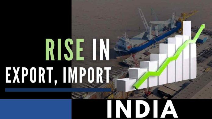 India's merchandise exports saw a rise of 22.63 percent on a year-on-year basis in September 2021