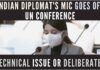 India voiced its concern about China’s CPEC project at UN Sustainable Transport Conference, where Indian diplomat’s mic mysteriously went silent