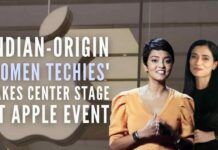 It was Indian-origin women techies' turn to take the center-stage as Apple unveiled its next line-up of products