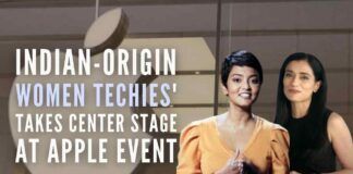 It was Indian-origin women techies' turn to take the center-stage as Apple unveiled its next line-up of products