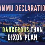 Unlike the obnoxious 1950 Dixon Plan, which splits Jammu province into two parts, the Jammu declaration splits Jammu province into many regions