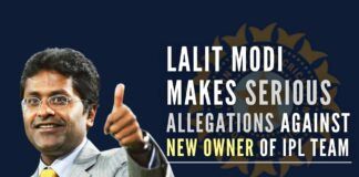 Lalit Modi took to Twitter to take a dig at BCCI for allowing ‘betting investing company’ to buy new IPL team