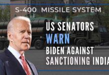 Ahead of S-400 missiles system delivery from Russia, two US Senators urges Biden admin to waive CAATSA sanctions on India