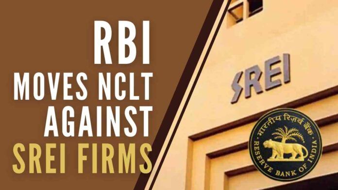 RBI filed pleas earlier than NCLT to provoke insolvency proceedings towards two Srei Group companies, both firms owe over Rs.30,000 crore to banks and financial institutions