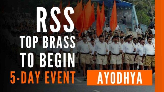 RSS is holding a 5-day Akhil Bharatiya Sharirik Abhyas Varg in Karsevakpuram in Ayodhya beginning on Monday
