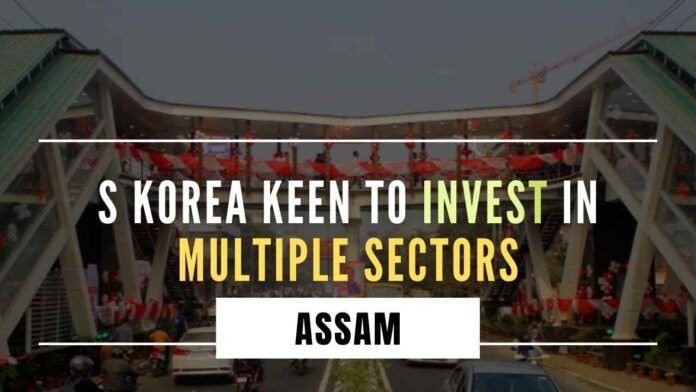 South Korea is looking forward to invest in healthcare, food processing, infrastructure, and tourism sectors bringing Korean companies to North-east region of India