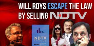 NDTV shares are rising in the stock market, on rumours that the Adani group might be interested in acquiring them. What does it mean for the Roys, for the lawsuits and the fines that NDTV must pay? A clinical look into what the stakes are and how it might play out, by Sree Iyer, the author of NDTV Frauds.