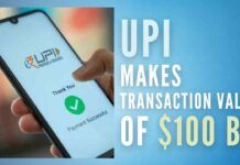 According to latest data released by NPCI, India saw a whopping over $100 billion digital transactions via UPI in October for the first time