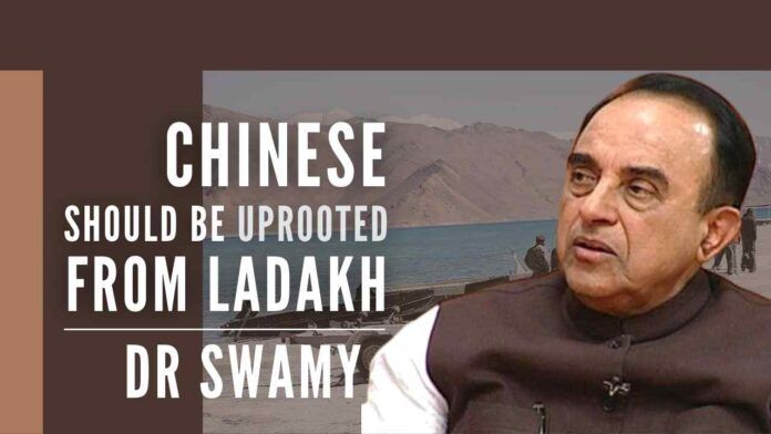 Swamy | On the latest development by Chinese, Dr. Swamy said India has to be able to work out its strategy in such a way that it meets the threat and finally, puts China in its place