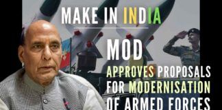 MoD has given clearance for Indian-made defence equipment worth Rs.7,965 crore