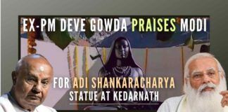 Ex-PM Deve Gowda congratulates PM Modi for his dedication to transforming the holy site of Kedarnath and inaugurating the Adi Shankaracharya statue