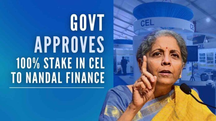 The process for disinvestment of CEL commenced on October 27, 2016, with the in-principle approval of the CCEA