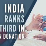 India now ranks third in world in organ transplantation, only behind USA and China as per the data available on the GODT website