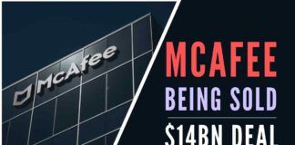 Security software company McAfee announced that it has entered into a definitive agreement to be acquired by an investor group for more than $14 billion