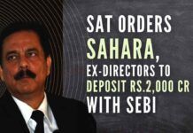 Following the deposit of amount, the attachment order against the company and its directors would be lifted, SAT said in an order