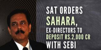 Following the deposit of amount, the attachment order against the company and its directors would be lifted, SAT said in an order