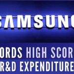 The report shows Samsung Electronics's research and development spending hit a record high in the first nine months of the year