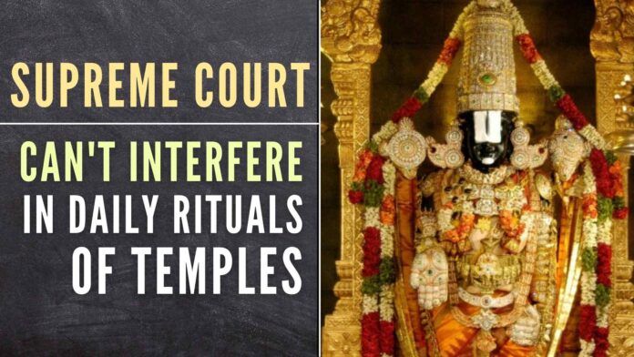 “Can we interfere in the rituals of a temple? How to break a coconut or how to do aarti?” asks Supreme Court in devotee’s case against alleged irregularities in rituals