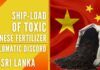 A dispute between Sri Lankans and Chinese over a Chinese fertilizer ship infected with bacteria has been reopened
