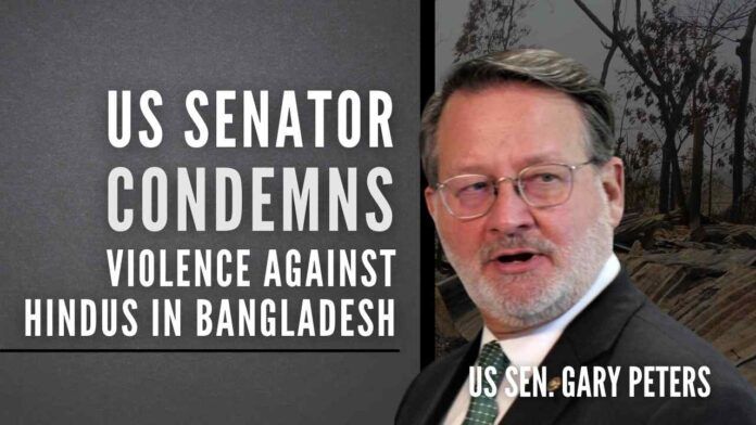 Referring to the Bangladesh violence on Hindus US Senator said disinformation spread on social media results in real-world violence
