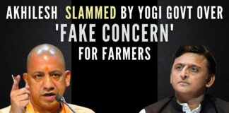 Reacting sharply to SP chief Akhilesh Yadav for his 'fake concern' for farmers, the yogi govt said they are showing their fake concern for their political gain