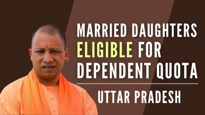 So far, Govt has provided jobs to sons, married sons, and unmarried daughters on compassionate grounds under the deceased dependent quota; now includes married daughters